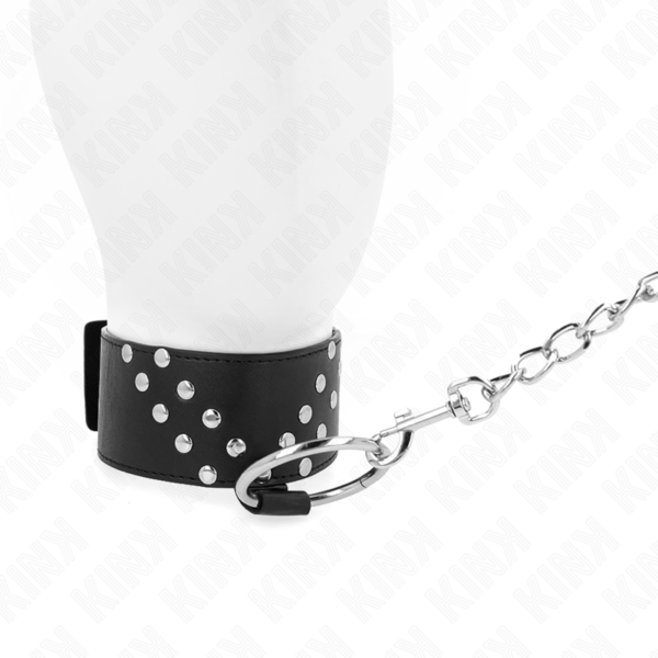 KINK - COLLAR CON CORREA 65 CM CON REMACHE EN V AJUSTABLE 36-43 CM X 5 CM - Imagen 5