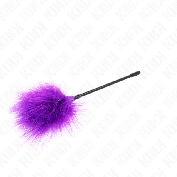 KINK - PLUMAS PARA COSQUILLAS MORADO USADO PARA EL KIT BONDAGE 27 CM - Imagen 2