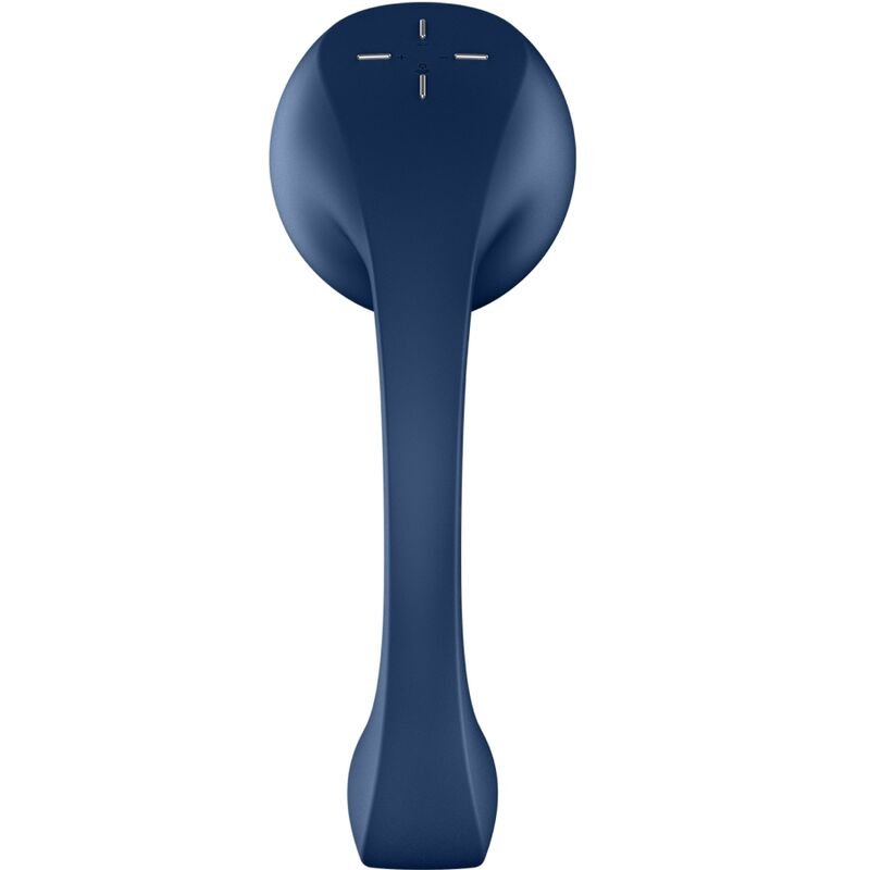 SATISFYER - PRO+ WAVE 4 ESTIMULADOR PUNTO G AIR PULSE APLICACIÓN GRATUITA AZUL OSCURO - Imagen 4
