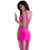 CHILIROSE - CR 4336 MINIVESTIDO ROSA S/M - Imagen 3