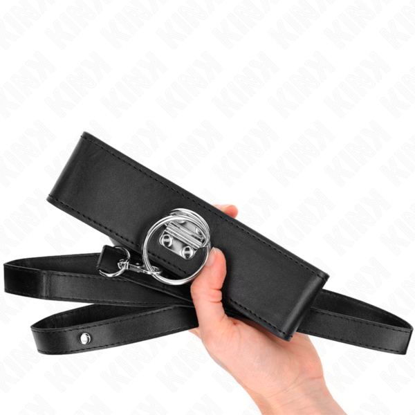 KINK - COLLAR CON CORREA 116 CM CON TACHUELAS CORREA POLIPIEL 50 X 5 CM - Imagen 5