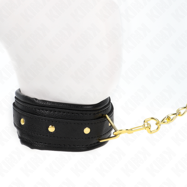 KINK - COLLAR CON CORREA ESPONJA IMITACIÓN CUERO MODELO 1 AJUSTABLE 37-54 CM X 3 CM - Imagen 4