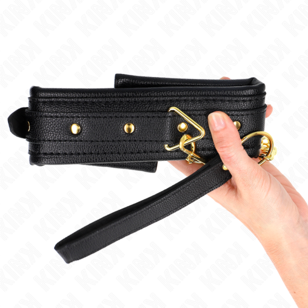 KINK - COLLAR CON CORREA ESPONJA IMITACIÓN CUERO MODELO 1 AJUSTABLE 37-54 CM X 3 CM - Imagen 5