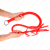 KINK - LÁTIGO DE SERPIENTE CON ANILLO DE MANO ROJO 65 CM - Imagen 3