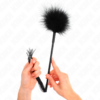 KINK - LÁTIGO DE SILICONA CON PLUMAS PARA COSQUILLAS 47 CM - Imagen 4