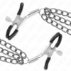 KINK - PINZAS PARA PEZONES CON TRIPLE CADENA NEGRO 20/23/28 CM - Imagen 4