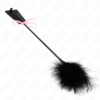 KINK - PLUMAS PARA COSQUILLAS CON LAZO DE CINTA ROSA 49 CM - Imagen 2