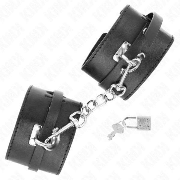 KINK - MUÑEQUERAS DELUXE CON CIERRE DE CANDADO AJUSTABLE 14.5-21 CM X 6 CM - Imagen 2