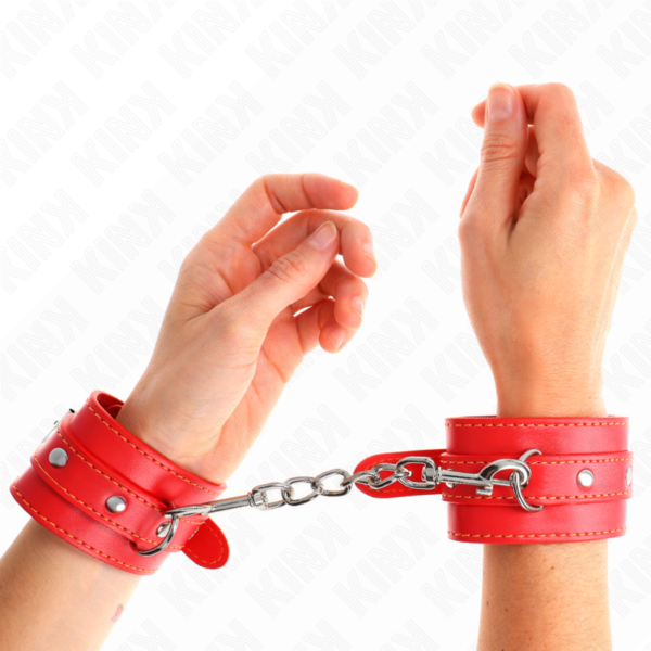 KINK - MUÑEQUERAS FINAS ROJO AJUSTABLE 21-33 CM - Imagen 4