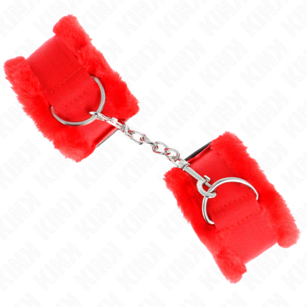 KINK - MUÑEQUERAS FORRADA ROJO AJUSTABLE 17-31 CM X 7 CM - Imagen 2