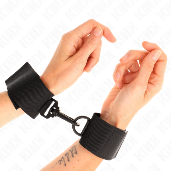 KINK - MUÑEQUERAS NYLON NEGRO - Imagen 4