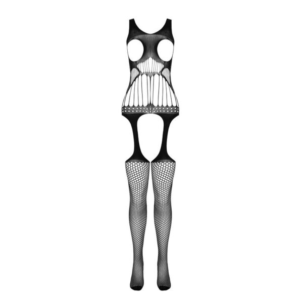 PASSION - BS 106 BODYSTOCKING NEGRO TALLA ÚNICA - Imagen 4