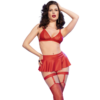 CHILIROSE - CR 4716 CONJUNTO 3 PIEZAS ROJO - Imagen 2