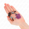 KINK - PINZAS PARA PEZONES CON CADENA VIOLETA 30 CM - Imagen 2