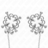 KINK - PINZAS PARA PEZONES FLOR METÁLICA CON CADENA - Imagen 2
