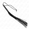KINK - MINI LÁTIGO DE SILICONA CON AGARRE 6 BOLAS NEGRO 26 CM - Imagen 2
