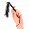 KINK - MINI LÁTIGO DE SILICONA CON AGARRE 6 BOLAS NEGRO 26 CM - Imagen 4