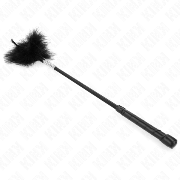 KINK - PLUMAS PARA COSQUILLAS CON MANGO DE DIAMANTES DE IMITACIÓN 50 CM - Imagen 3