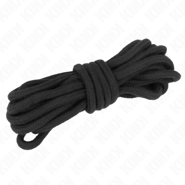 KINK - CUERDA DE ALGODÓN 10 METROS NEGRO - Imagen 2