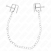 KINK - PINZAS PARA PEZONES COMPRESORA TORNILLO DE BANCO CON CADENA 30 CM