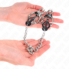 KINK - PINZAS PARA PEZONES ESTILO JAPONÉS CON CADENA PLATEADO 30 CM - Imagen 3
