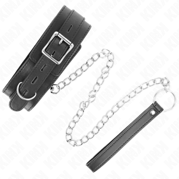 KINK - COLLAR CON CORREA 65 CM NEGRO 54 X 4.5 CM - Imagen 5