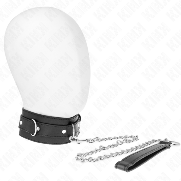 KINK - COLLAR CON CORREA 65 CM NEGRO 54 X 4.5 CM - Imagen 2