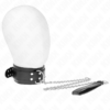 KINK - COLLAR CON CORREA 65 CM HEBILLAS PLATEADAS AJUSTABLE 33-46 CM X 5.5 CM - Imagen 2