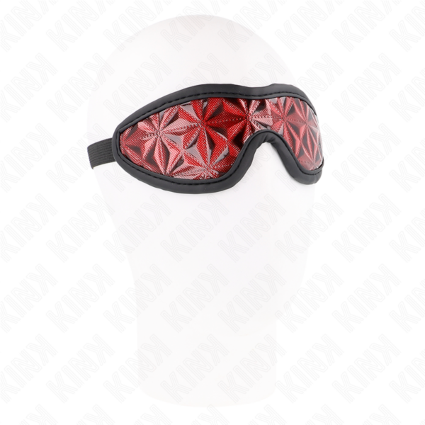 KINK - VENDA CON PATRÓN DE DIAMANTES ROJO 20.5 x 6 CM - Imagen 3