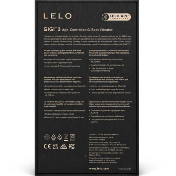 LELO -   GIGI™ 3 VIBRADOR PUNTO G AZUL - Imagen 4
