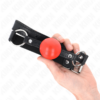 KINK - MORDAZA DE BOLA 4 CM TPE ROJO 60 x 2 CM - Imagen 4