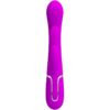 PRETTY LOVE - SHANIA TRIPLE VIBRADOR RABBIT MULTIFUNCIÓN ROSA - Imagen 2