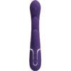 PRETTY LOVE - SHANIA TRIPLE VIBRADOR RABBIT MULTIFUNCIÓN MORADO - Imagen 3