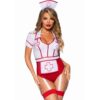 LEG AVENUE - DISFRAZ ENFERMERA SEXY ROJO/BLANCO S - Imagen 2