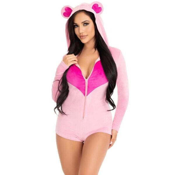 LEG AVENUE - BODY OSITO TERCIOPELO ROSA S - Imagen 2