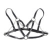SUBBLIME - 953713 CINTURÓN DE BONDAGE PUNK HEBILLA METAL NEGRO TALLA ÚNICA - Imagen 4