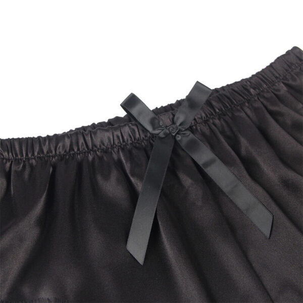 SUBBLIME - 953935 PIJAMA SEXY SATEN Y  ENCAJE NEGRO S/M - Imagen 5