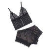 SUBBLIME - 953942 PIJAMA SEXY SATEN Y  ENCAJE NEGRO L/XL - Imagen 4