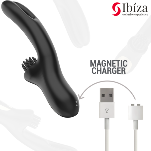 IBIZA - VIBRADOR HI-TECH RABITT BRUSHING MULTI CELDAS CLITORIALES Y DOBLE WAVE - Imagen 5