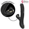 IBIZA - VIBRADOR HI-TECH RABITT CLITORIAL POTENTE Y DOBLE WAVE TWO DRAGONS - Imagen 3