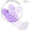 INTENSE - BRENDA VIBRADOR TALLA M DISEÑO EN ESPIRAL 10 VIBRACIONES MORADO CONTROL REMOTO - Imagen 5