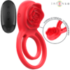 INTENSE - GAIL ROSA ESTIMULADORA 10 VIBRACIONES ROJO CONTROL REMOTO - Imagen 2