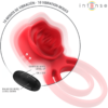 INTENSE - GAIL ROSA ESTIMULADORA 10 VIBRACIONES ROJO CONTROL REMOTO - Imagen 3