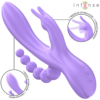 INTENSE - MIKO TRIPLE VIBRADOR RABBIT  ESTIMULADOR  ANAL 7 VIBRACIONES MORADO - Imagen 2