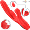 INTENSE - KAROL VIBRADOR MULTIFUNCIÓN EMPUJE  ESTIMULACIÓN  ONDAS ESTIMULADORAS ROJO - Imagen 2