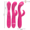 INTENSE - AMARA VIBRADOR CON LENGUA ESTIMULADORA 10 VIBRACIONES ROSA - Imagen 3