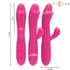INTENSE - IVY VIBRADOR FLEXIBLE 10 VIBRACIONES CON LENGUA ESTIMULADORA ROSA - Imagen 3