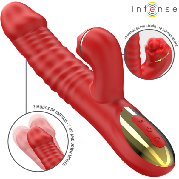 INTENSE - THALIA VIBRACIÓN  EMPUJE  ESTIMULACIÓN ROJO - Imagen 2