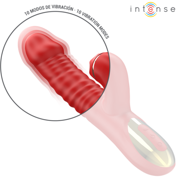 INTENSE - THALIA VIBRACIÓN  EMPUJE  ESTIMULACIÓN ROJO - Imagen 5
