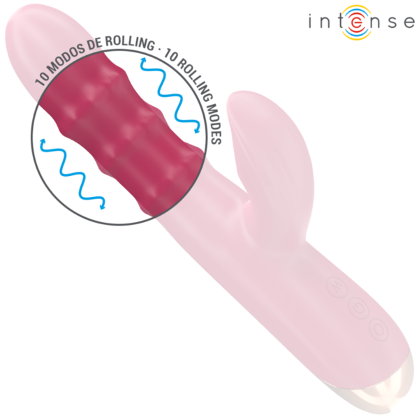 INTENSE - CHLOE VIBRADOR MULTIFUNCIÓN 3 EN 1 ROJO - Imagen 3